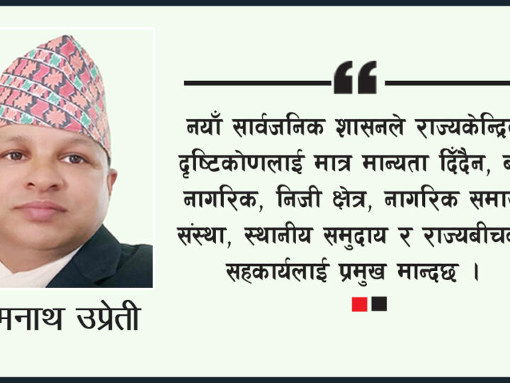 नयाँ सार्वजनिक शासन: जटिलताबाट सम्भावनामा रुपान्तरण